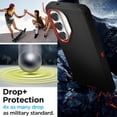 thumbnail image 5 of For Samsung Galaxy S26 Case, 3-in-1 Rugged Shockproof Protective Cover with Hard Shell and Soft Rubber Bumper, Drop Protection Armor, Orange, 5 of 6