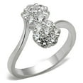 thumbnail image 1 of Silver 925 Sterling Silver Ring with AAA Grade CZ, Clear - Size 8, 1 of 1
