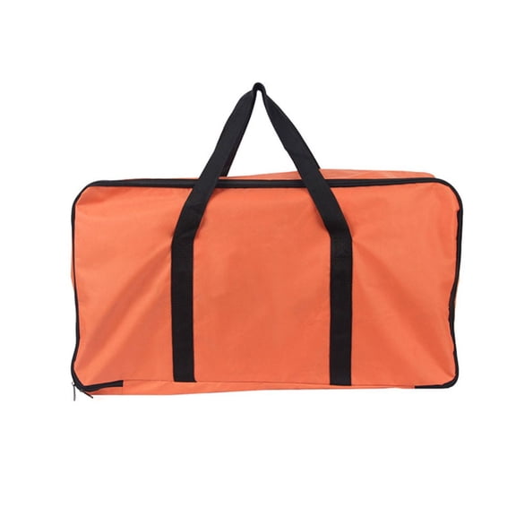 Cushteg BBQ Grill Storage Bag for Outdoor Cooking, Thick Ox Fabric Portable Barbecue Tool Organizer for Camping and Picnic Use, L Orange 78x18x35cm(large)