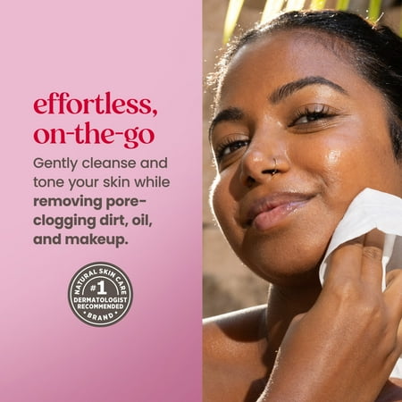 Burt's Bees Micellar Facial Towelettes With Rose Water, 30 ct. Package
