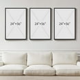 thumbnail image 3 of Neutral Singg Wall Art for Living Room, 3 Piece Modern Canvas Prints Paintings Artwork for Walls-Tan Beige Brown Minimalist Pictures for Living Room Hallway Bedroom Wall Decor, 3 of 6
