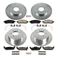 thumbnail image 3 of PowerStop Front and Rear Z23 Evolution Sport Carbon-Fiber Ceramic Brake Pad and Drilled & Slotted Rotor Kit Fits: FORD Select Models K5335, 3 of 10