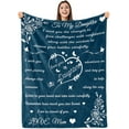 thumbnail image 1 of LHSHID Daughter Blanket Gift Daughter Blankets from Mom Birthday for Daughter from Dad I Love You Daughter Presents to Daughter Daughter Soft Flannel Throw Blanket 60"x80", 1 of 7