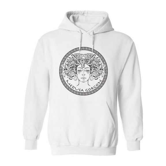Medusa Gorgon Hoodie Men -Image by Shutterstock, Male x-Large