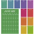 thumbnail image 1 of Calendario de Pared Fullhawl 2025-2026 para Borrar en Seco 30 x 42 cm 12 Meses, 1 of 6