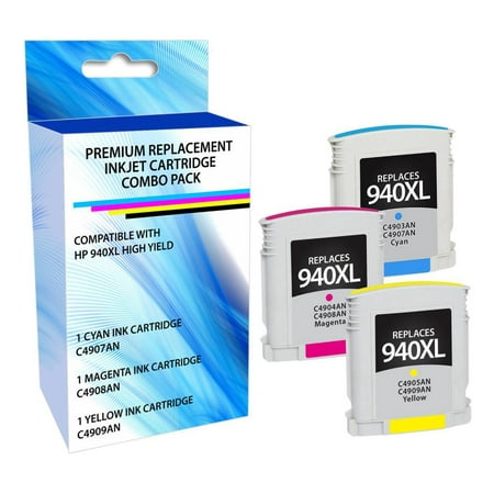 UPC 842740059715 product image for eReplacements Ink Cartridge - Alternative for HP 940XL - Magenta, Cyan, Yellow | upcitemdb.com