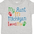 thumbnail image 4 of Inktastic My Aunt in Michigan Loves Me Boys or Girls Toddler T-Shirt, 4 of 5