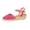 Hot Pink_006, variant on Closed Toe Wedges Heels for Women Dressy Platform Wedge Sandals Ankle Strap Heeled Espadrilles Sandals Ladies Comfortable Cork Summer Dress Shoes Red 8(EU-40)