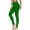 Green, variant on Staron Women's Yoga Leggings Solid Color Workout Pants Stretchy High Waist Casual Comfy Fitness Tights, Blue M