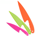 thumbnail image 2 of Cuchillo de plástico para frutas para niños, cuchillo para pan, queso, postre, cuchillo para frutas y verduras, cuchillo para pelar melón y frutas, cuchillo para tartas de cumpleaños, 2 of 5