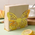 thumbnail image 4 of Home Tissue Shelf Western Restaurant Hotel Desktop Napkin Shelf Iron Hollow Metal Tissue Shelf, 4 of 6