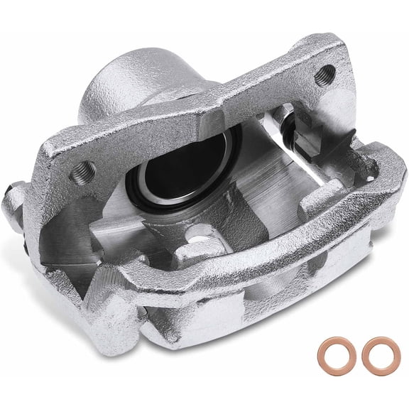 A-Premium Disc Brake Caliper Assembly with Bracket Compatible with Select Toyota Models - Echo 2001-2005 - Front Right Passenger Side; MR2 Spyder 2000-2005 - Front Left Driver Side