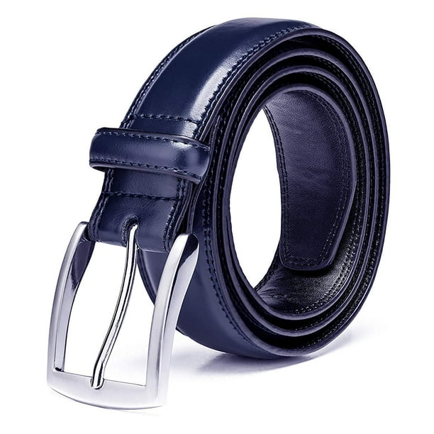 KML Men's Belt, Genuine Leather Dress Belts for Men with Single Prong
