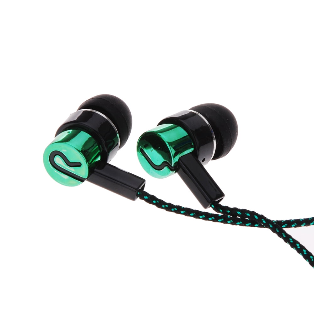 Yeacher 1.1M Reflective Fiber Cloth Line Noise Isolating Stereo In-ear Earphone Earbuds Headphones with 3.5 MM Jack Standard