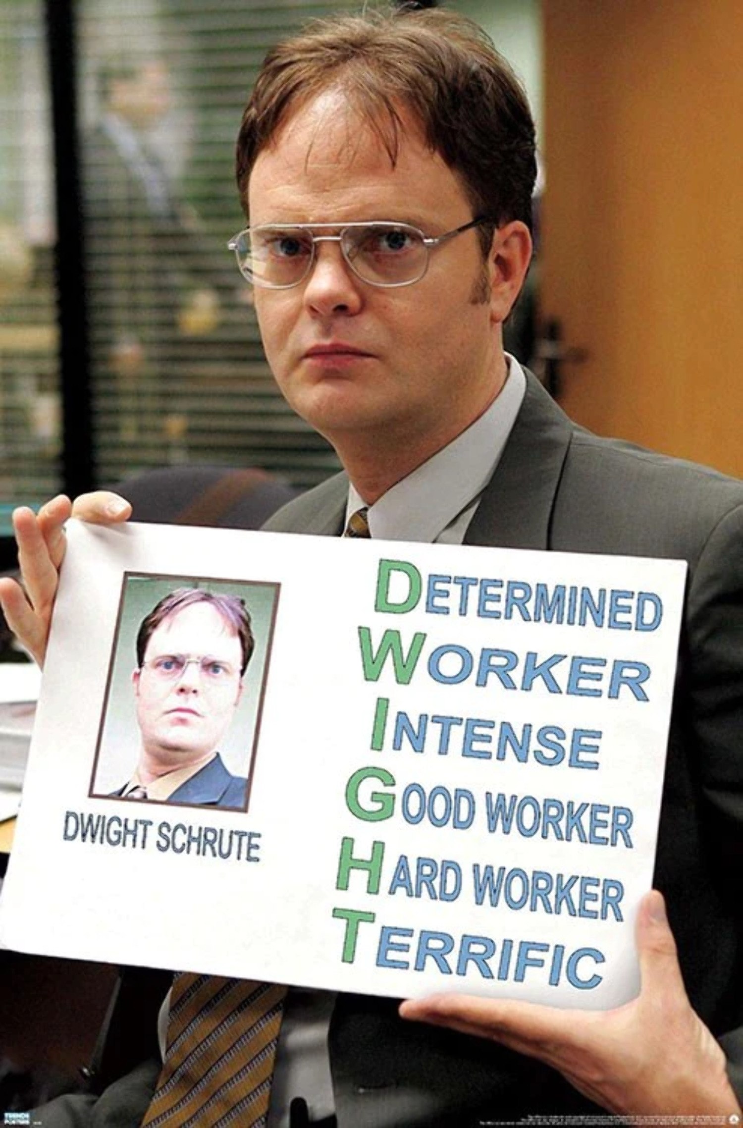 The Office Dwight Schrute Characteristics Wall Poster