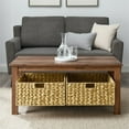 thumbnail image 2 of Mission Storage Coffee Table with Baskets in Rustic Oak, 2 of 8