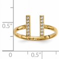 thumbnail image 5 of Dainty Designs 14k Diamond Double Bar Ring, 5 of 5