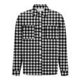 thumbnail image 2 of TaTaai Womens Gradient Print Satin Shirt Long Sleeve Button Down Lapel Collar Blouse Silky Loose Fit Evening Top Gift, 2 of 5