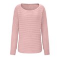 thumbnail image 4 of Aoochasliy Womens Sweaters Clearance Pullover Cardigan Long Sleeve Round-Neck, 4 of 6