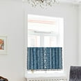 thumbnail image 5 of Fufafayo under $5 Kitchen Curtains, Window Valance Curtains, Light Blocking Short Curtain Panels, Rod Pocket Curtains for Small Window, Bathroom, Basement, 5 of 7