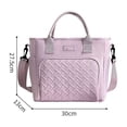 thumbnail image 3 of SXcggal Sac à Lunch Isolé Réutilisable Lunch pour École Pique-Nique Contenant Thermique pour Aliments avec Poignée Polyester Durable Multifonctionnel Sain Incassable Outils de Cuisine, 3 of 5