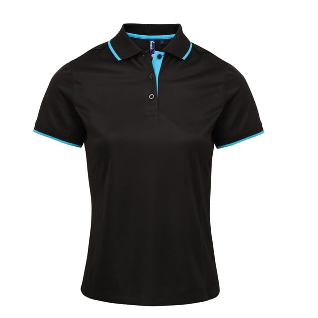 Premier Polo Coolchecker Contrasté pour Femmes