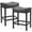 Black, variant on Saddle Bar Stool Kitchen Stools, Sturdy Steel Frame,Gray