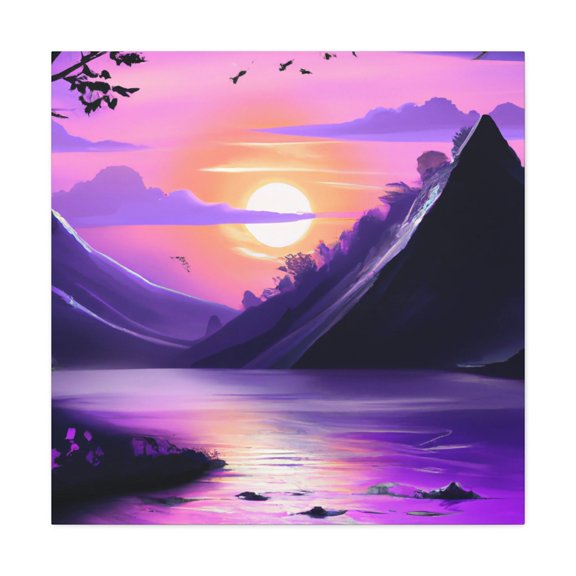 Sublime Fields Ablaze - Canvas