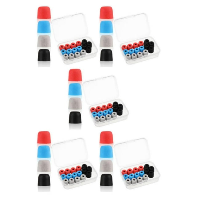 Maoww 16pcs/set Comfortable And Noise Reduction Delicate Texture Earbud Foam Tips High Resilience 5Set