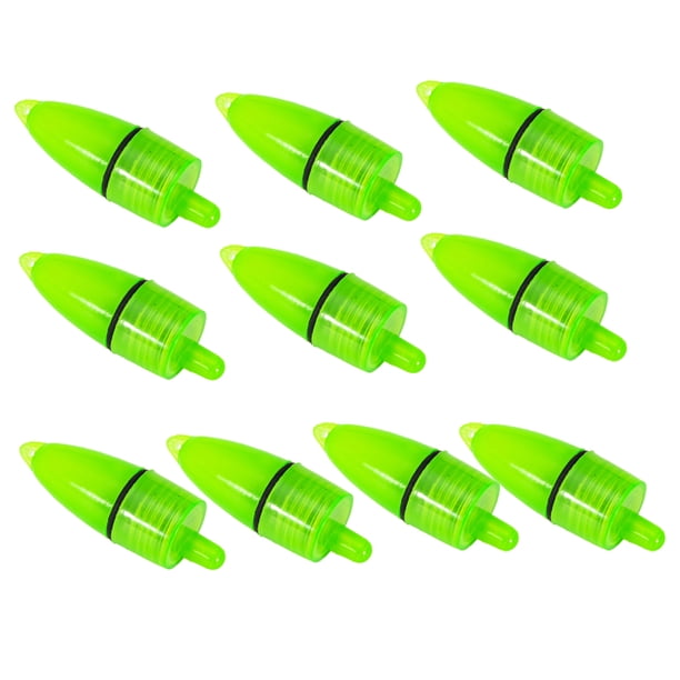 Yuarrent 10 piezas de alarma de mordedura de pesca indicador luminoso Clip elástico profesional Alerter Kit de herramientas con Sensor de Pescar Tipo 2