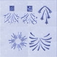 thumbnail image 1 of Ahgly Company Machine Washable Indoor Square Transitional Lavender Blue Area Rugs, 6' Square, 1 of 7