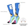 thumbnail image 4 of Masiiu Bluey Print Adult Crew socks, Comfortable Novelty Colorful Patterned, Breathable, Stylish Colorblock for Men Women, 4 of 6