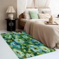 thumbnail image 3 of Floral Rugs for Living Room Bedroom Entryway - Flowers Rug 2x3 - Green Carpet for Home Decor - Washable Non Slip Patterned Indoor Small Area Rug - Soft & Low Pile (ZN&404), 3 of 7