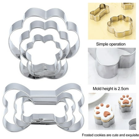 

Pastry Mold Heat-Resistant Dog Paw Shape Easily Demoulding Not Sticky Baking Electric Cake Pan Bone Mold Bakery Gadgets