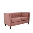 thumbnail image 4 of Uspridefurniture Lisette 73.3'' Velvet Square Arm Sofa,Pink, 4 of 5