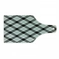 thumbnail image 1 of Stripe Cutting Board, Diagonal Design Geometry Inspired Motif with Hatched Polygons and Shapes, Decorative Tempered Glass Cutting and Serving Board, in 3 Sizes, by Ambesonne, 1 of 2