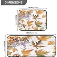 thumbnail image 2 of SKYSONIC Autumn Grass Leaves Kitchen Rugs 2 Pieces, Withered Leaf Floor Mat Room Area Rug Washable Carpet Perfect for Living Room Bedroom Entryway, 2 of 7