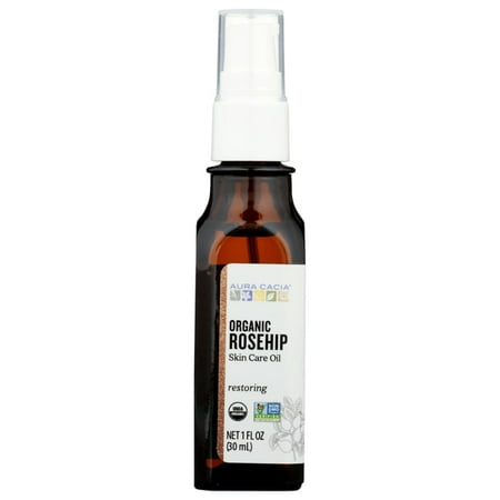 Aura Cacia Organic Rosehip Skin Care Oil 1 fl oz Liq