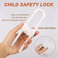 thumbnail image 2 of Cerradura de seguridad para niños de 6 piezas, cerradura de seguridad para gabinete, cerradura de seguridad en forma de U Sincero Electrónica, 2 of 5