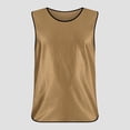 thumbnail image 2 of Little Boys Children's Solid Color Sleeveless Mercerized Strapless Sports Casual Vest Top Against Clothing Boys Shirt Size 12 Toddler Boy Long Sleeve Clothes Clothes 9 Years Toddler Gr Brown 3-9 Years, 2 of 4
