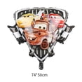 thumbnail image 5 of Pastel de tres capas de Disney Lightning McQueen, globo de aluminio de 18 pulgadas, diseño de cumpleaños infantil de Lightning McQueen Car, 5 of 5
