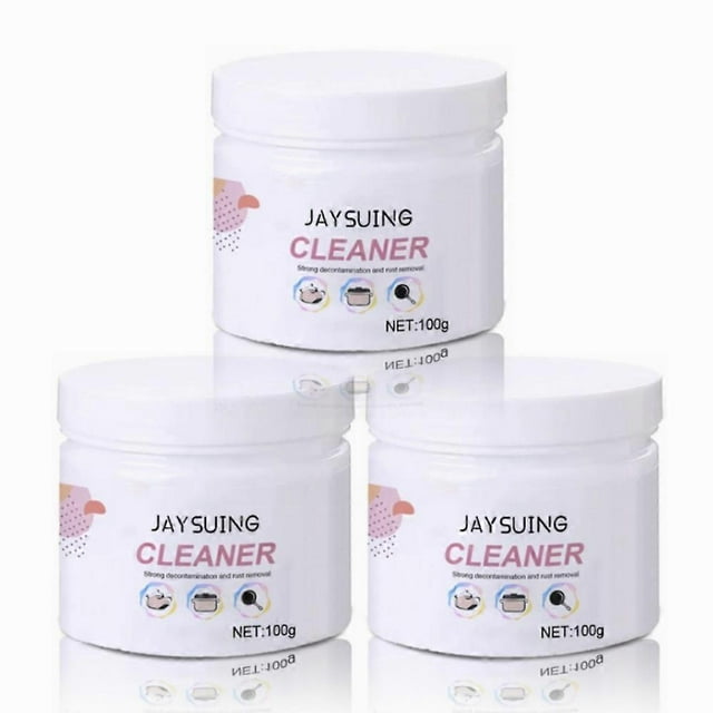 3PCS Kitchen Instant Cleaning Powder, Foam Rust Remover Kitchen All-Purpose Cleaning