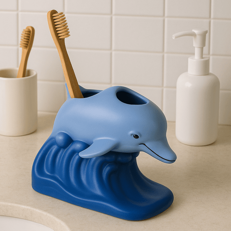 Saturday Knight Dolphin Sea Resin Toothbrush Holder - Walmart.com
