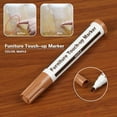 thumbnail image 4 of 1PC Furniture Touch Up Marker Pens, Wood Floor Scratch Repair Markers, Quick Dry Wood Stain Repair Pen for Hardwood Floor Cabinet Table Door Furniture Scratch Blemish Restoration,Cherry color, 4 of 6