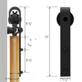 thumbnail image 4 of 4-10FT Track Sliding Barn Door Hardware Kit Heavy Duty For Single Wood Door (J Shape) ,Easy Install, 4 of 6