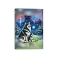 thumbnail image 2 of Happy New Year Alaskan Malamute Family Cheer Winter Midnight Firework Travel Passport Wallet Alaska Mal Dog Lovers Gifts PU Leather Passport Holder Cover - 02025, 2 of 5
