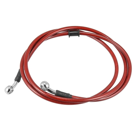 Unique Bargains 170cm 66.93" 10mm Motorcycle ATV Braided Brake Clutch Oil Hoses Line Pipe
