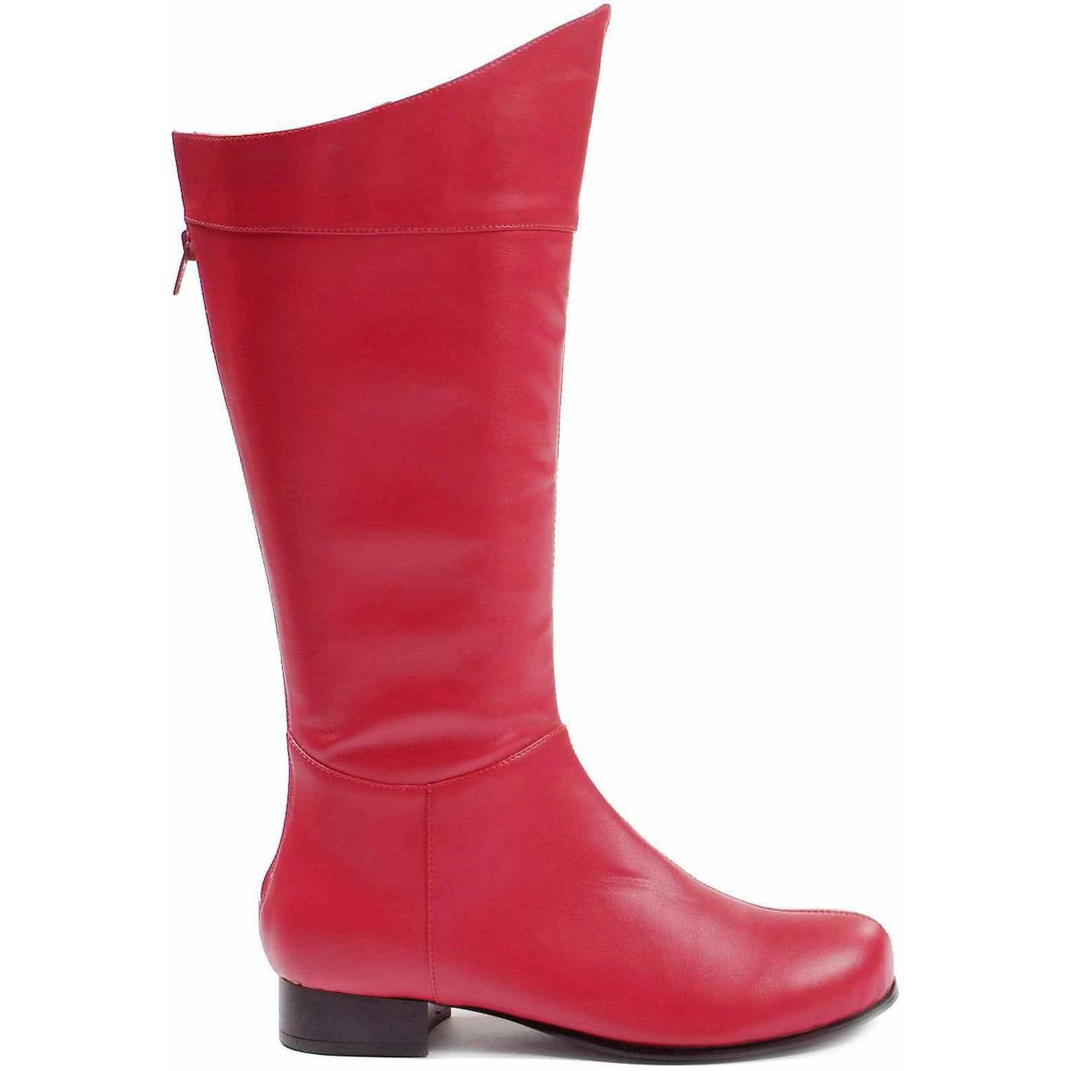 Captain Shoes Deluxe Red PU Boots Fashion Cosplay Costume Accessory