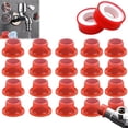 thumbnail image 3 of RKSTN A Chopper Faucet Leak-Proof Sealing Gasket Waterproofs And Leakproof Iron Pipe Inner Sealing Sleeve Faucet Gasket Sealing Ring Rubber Gasket 30PCS, 3 of 3