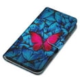 thumbnail image 5 of Allytech Wallet Phone Case for Apple iPhone 11 Pro, PU Leather Luxury Pattern Flip Cover for Girls Women Stand Cards Slots Hand Wrist Slim Shockproof Case for iPhone 11 Pro, Butterfly, 5 of 7